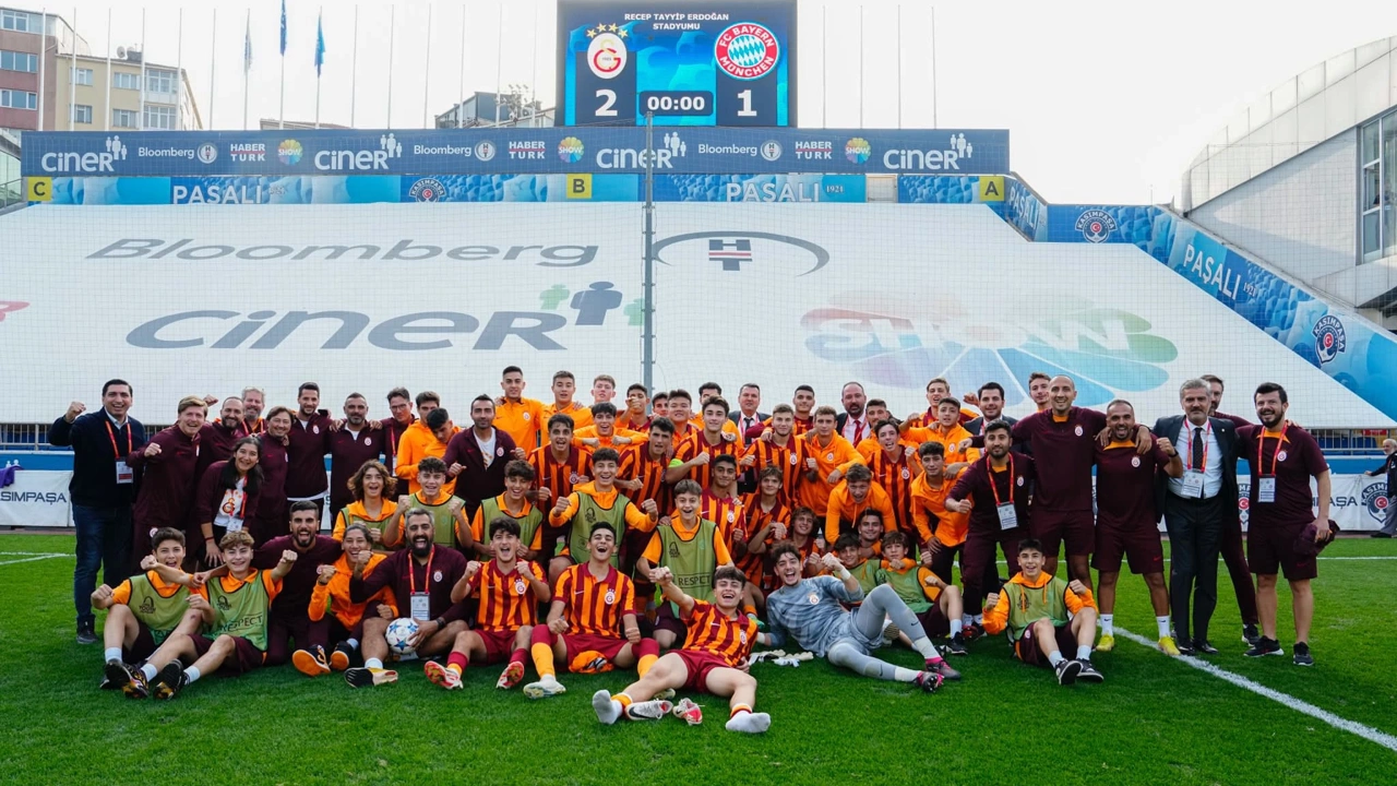 galatasaray u19 bayernin u-19 takımını yenilgiye uğrattı