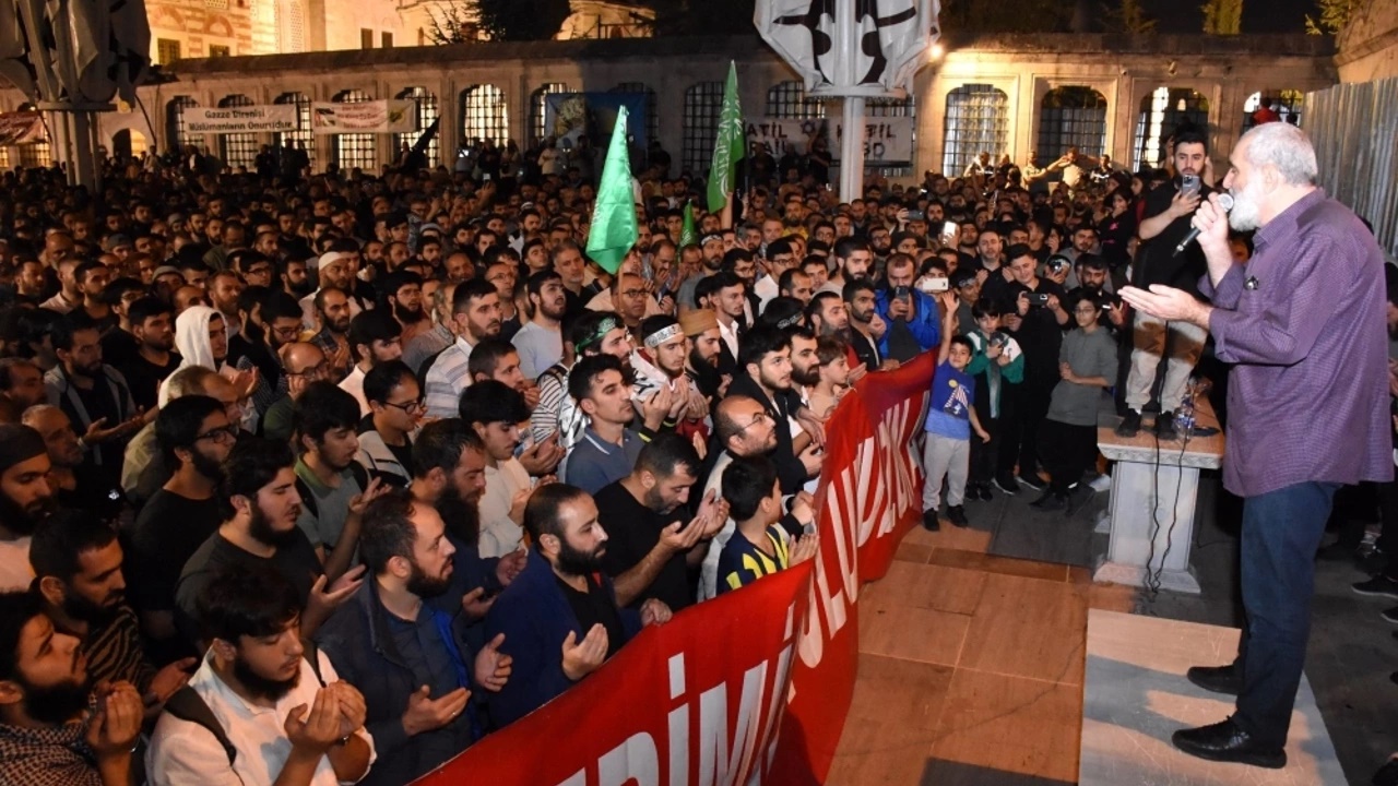 gazze İçin duaya etkinliği gerçekleştirildi