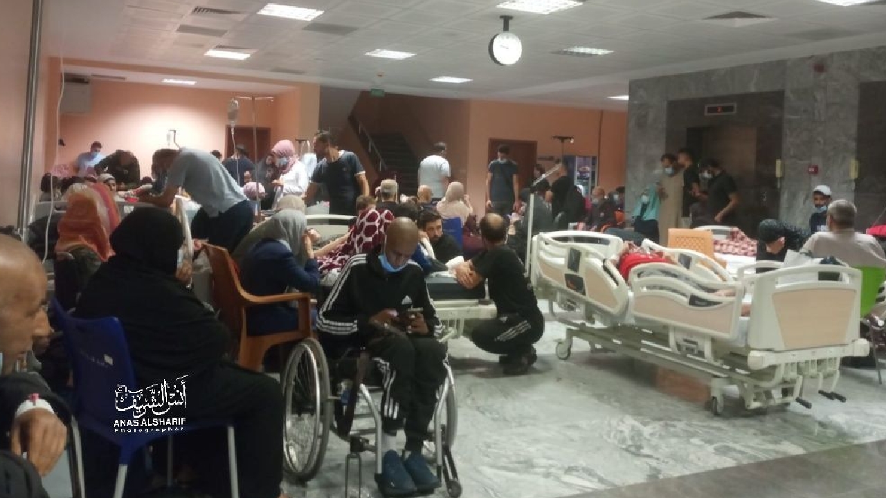 gazzenin güneyindeki türk hastanesi vuruldu