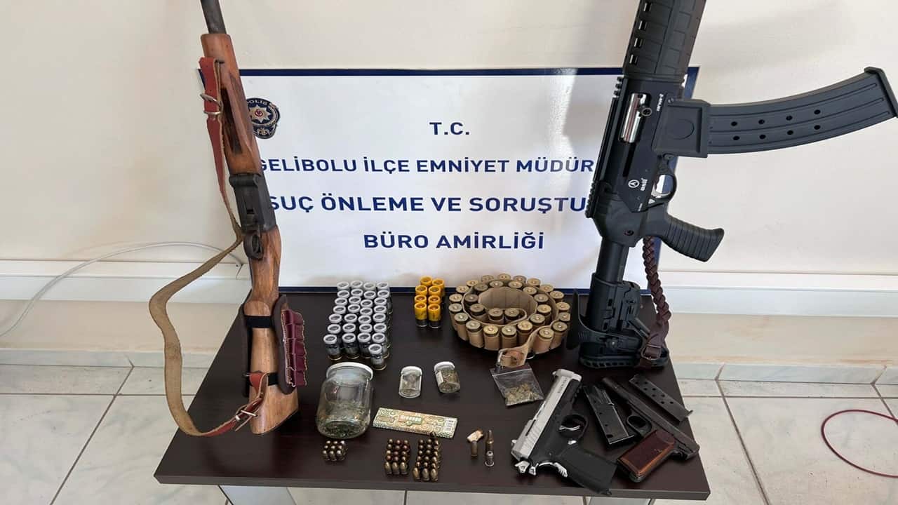 geliboluda uyuşturucu operasyonu düzenlendi