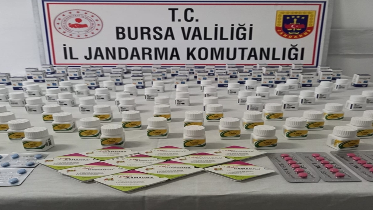 gemlikte kaçak İlaç operasyonunda 2 zanlı gözaltına alındı