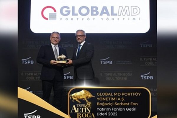 Global MD Portföy 8. TSPB Altın Boğa Ödülleri’nde Yatırım Lideri Seçildi