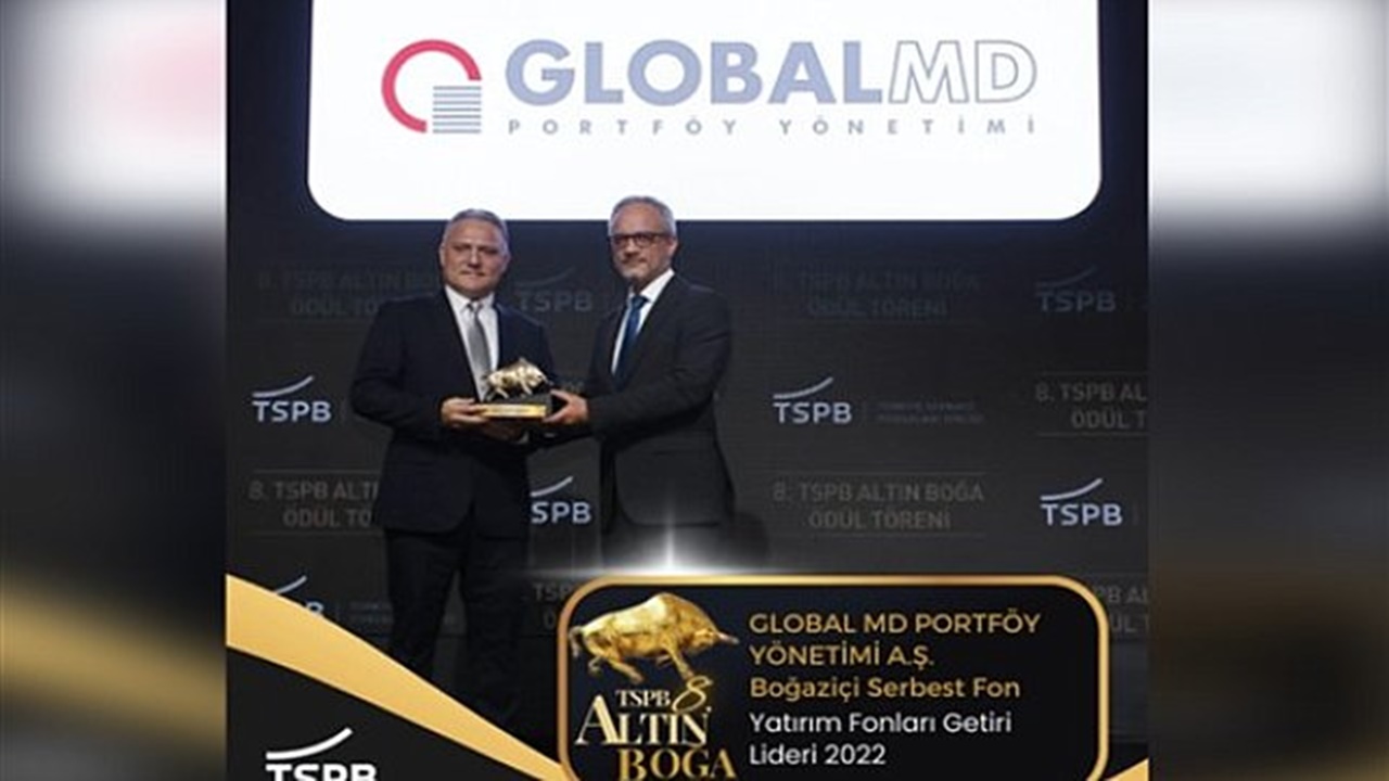 global md portföy 8 tspb altın boğa Ödüllerinde yatırım lideri seçildi
