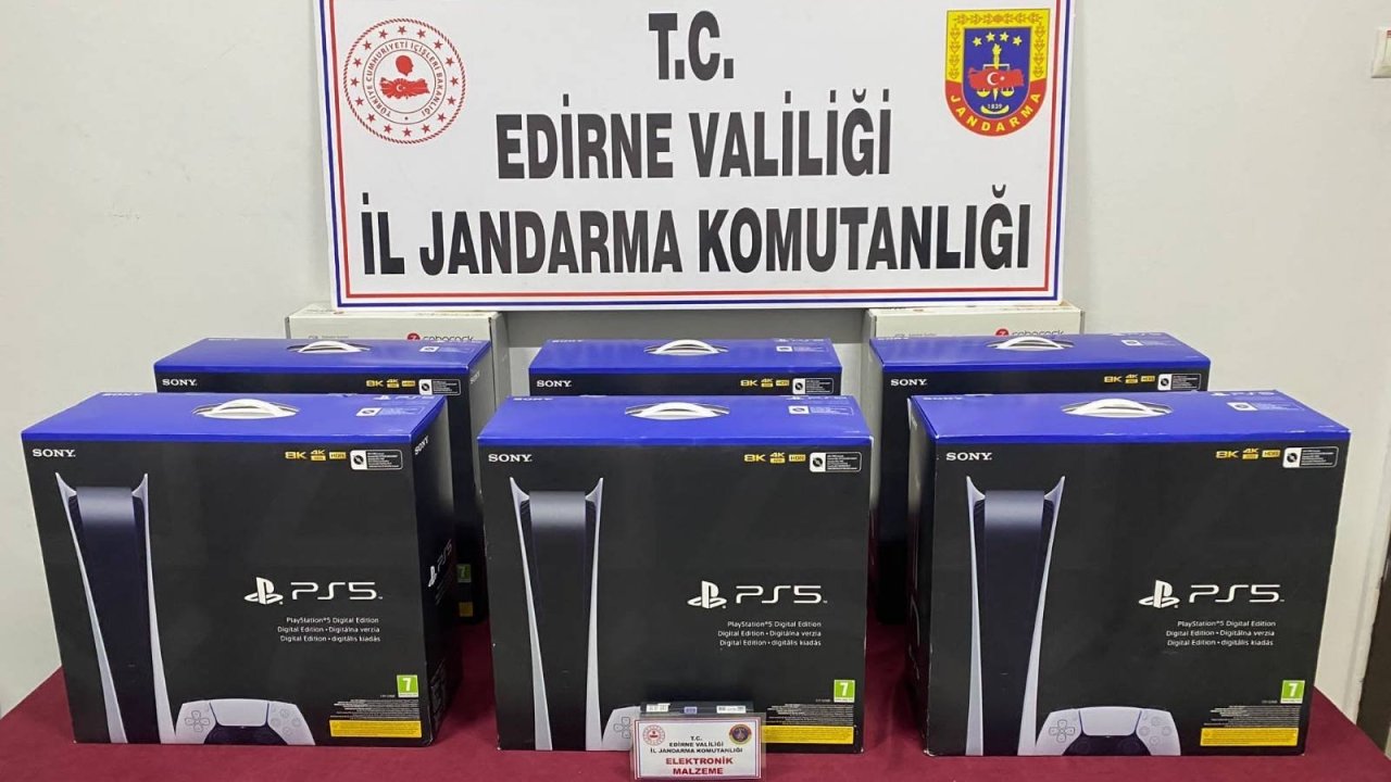 gümrük kaçağı 6 oyun konsoluna el konuldu