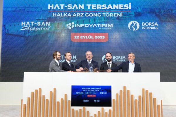 Hat-San Tersanesi, Borsa İstanbul’da Yükselişle Halka Arz Edildi