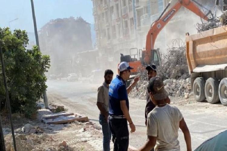 hatayda denetimsiz yıkıma anında müdahale