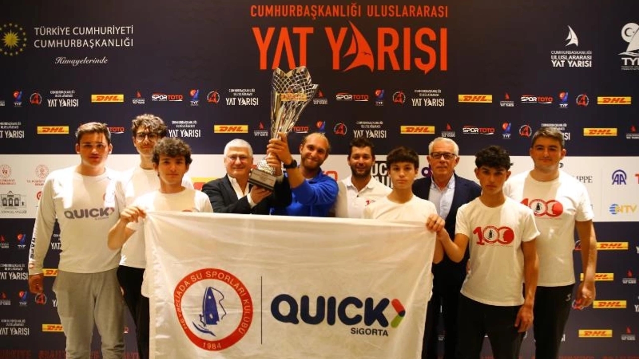 hssk-quick sigorta yelken takımı cumhuriyet 100 yıl kupasında zafer kazandı