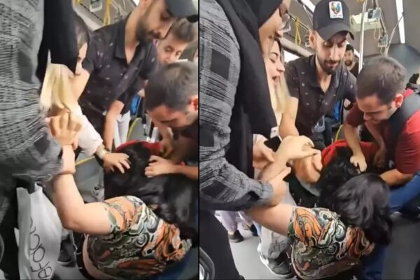 İETT Otobüsünde Kadın Yolcular Arasında Koltuk Kavgası Çıktı