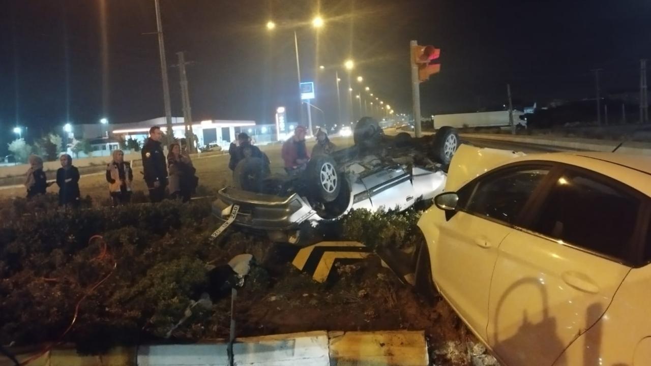 İki otomobil Çarpıştı 1 kişi Öldü