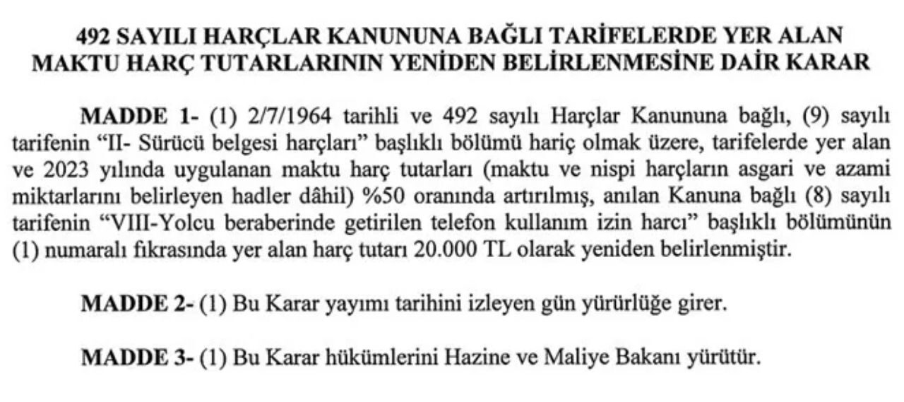 IMEI Telefon Kayıt Ücretine Yüzde 233 Zam