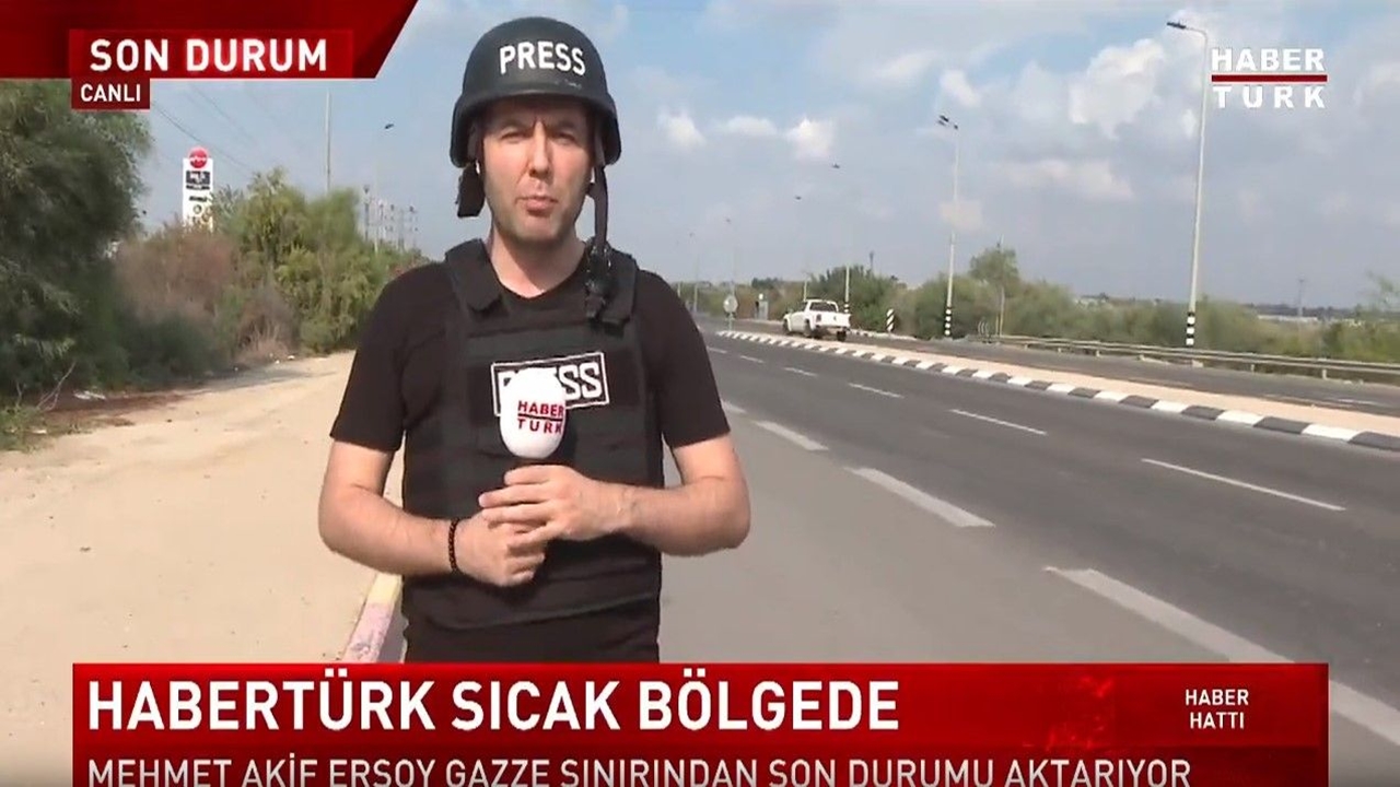 İsrail polisi gazeteci mehmet akif ersoya müdahale etti
