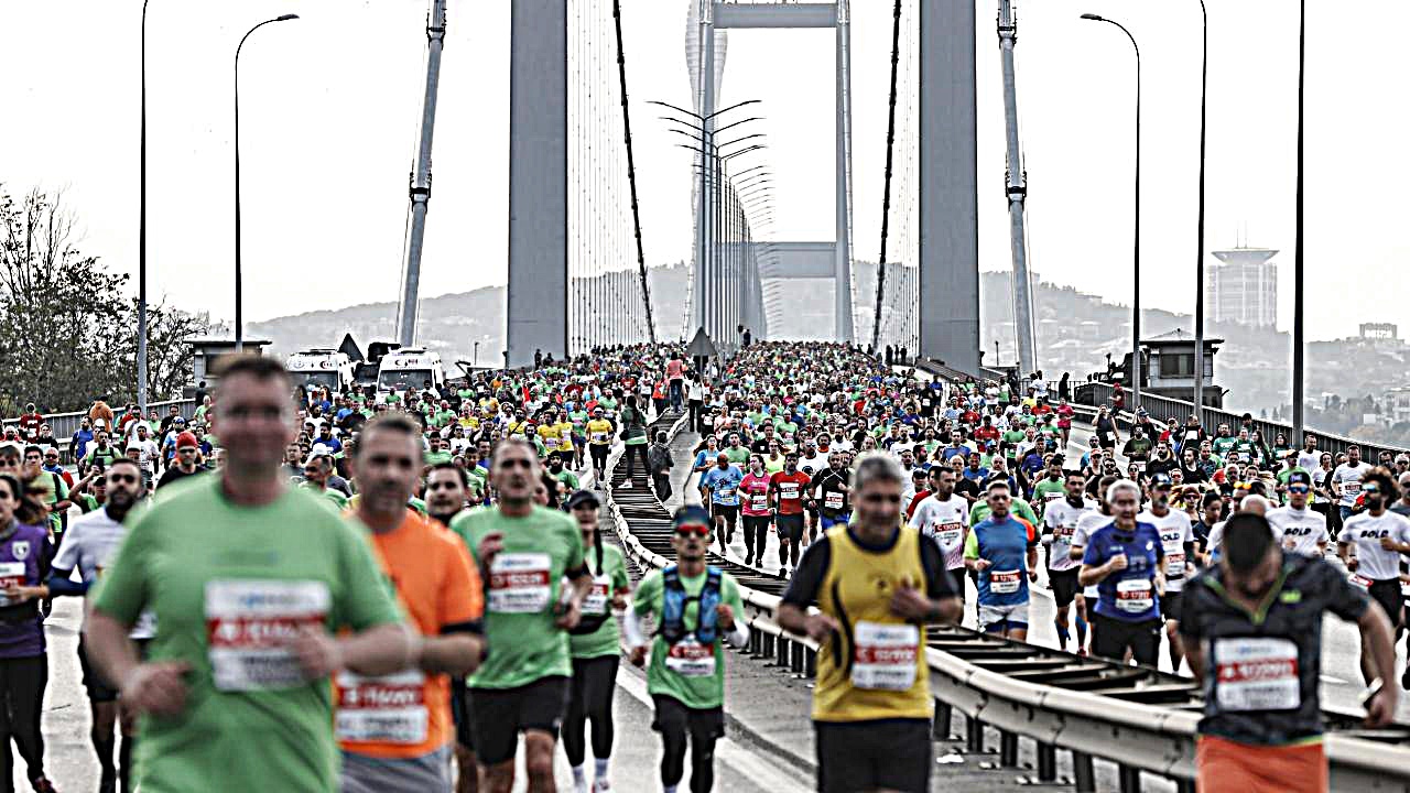 İstanbul maratonuna yabancı atletler damga vurdu