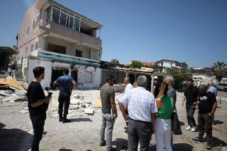 İzmir narlıderede imara karşıt yapılarla çabaya devam