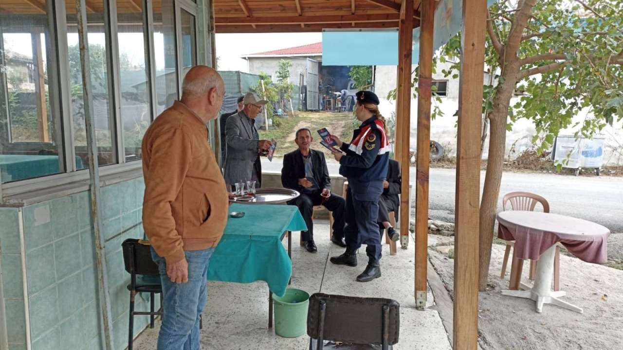 jandarma ekipleri kades uygulamasını tanıtıyor
