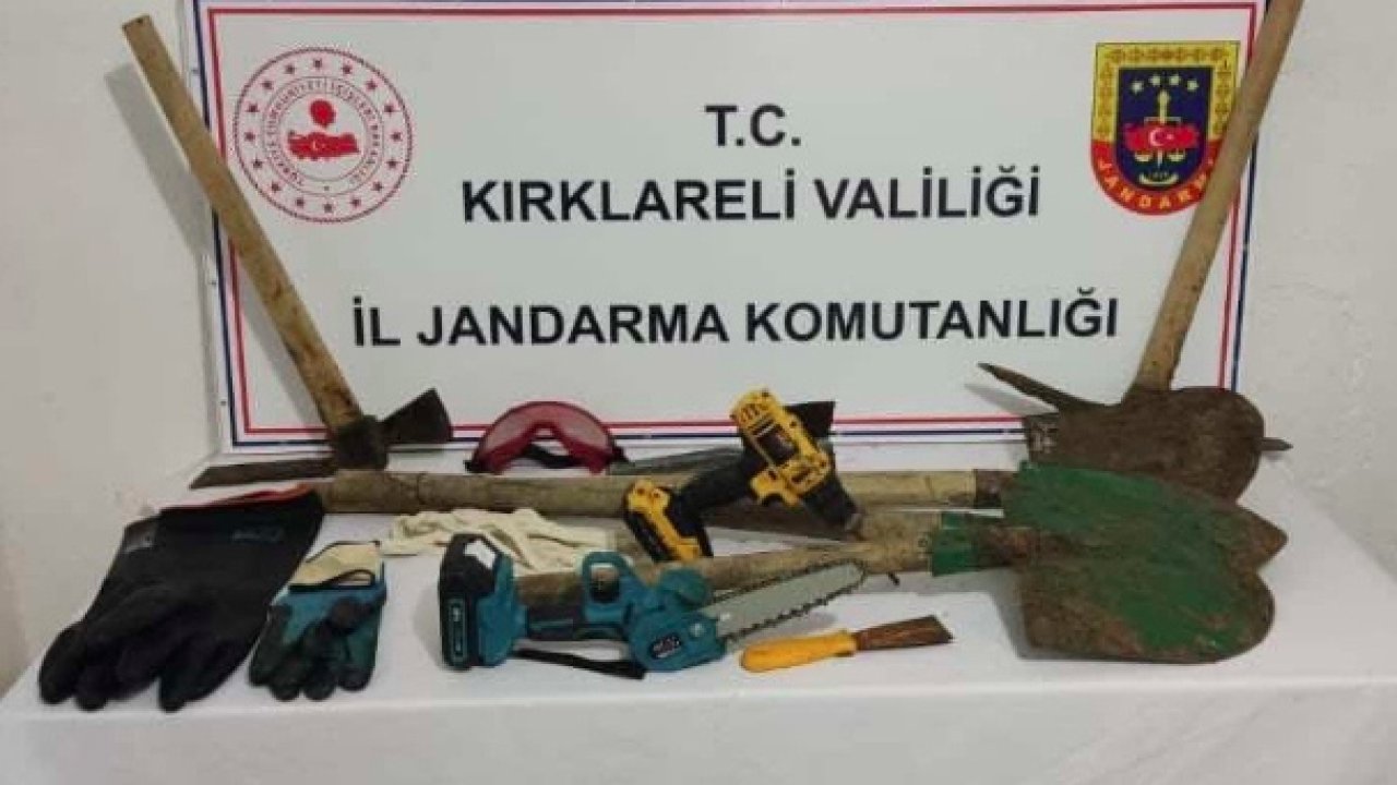 kaçak kazı yaptığı İddiasıyla 2 Şüpheli yakalandı