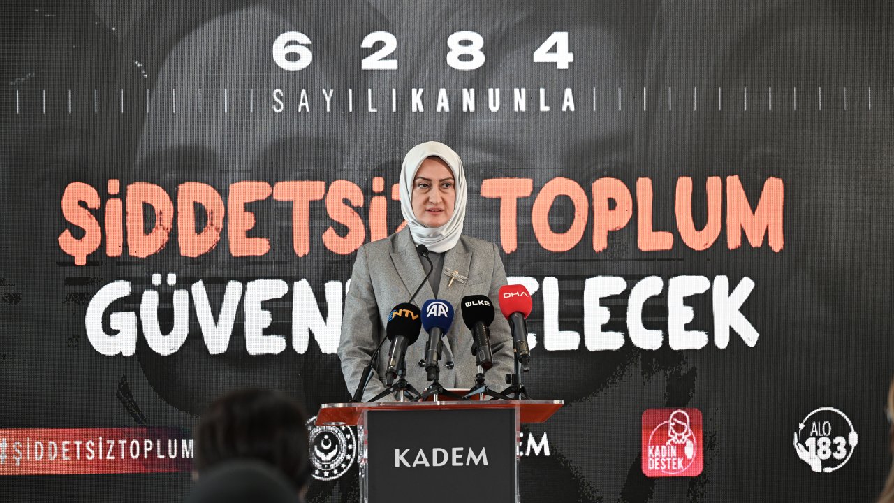 kademin Şiddetsiz toplum güvenli gelecek kampanyası