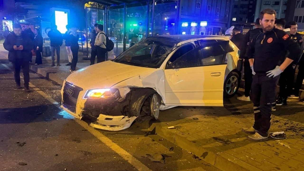kadıköyde zincirleme trafik kazası 1 yaralı