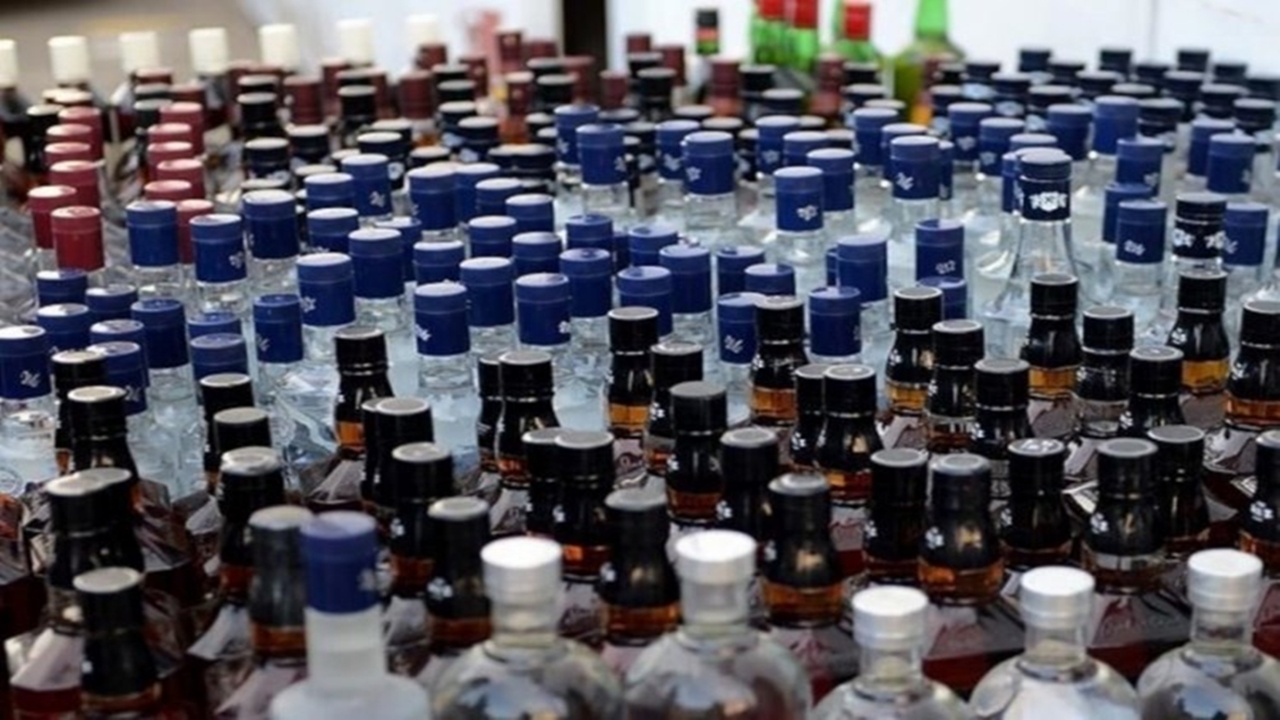 kapaklıda 143 Şişe kaçak İçki ele geçirildi