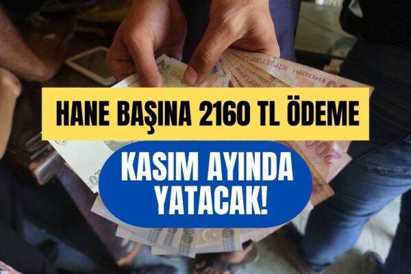 Kasım 2023 Aile Destek Ödemesi! Hane Başına 2160 TL Ödeme O Tarihte Yatacak