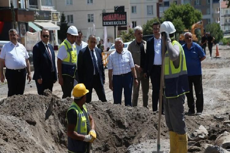 kaskİden melikgazide altyapı çalışması
