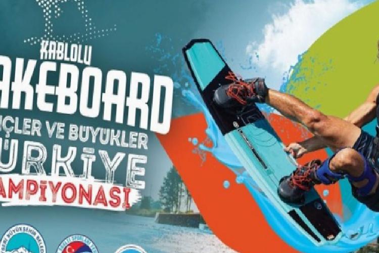 kayseri büyükşehirden wakeboard şampiyonası