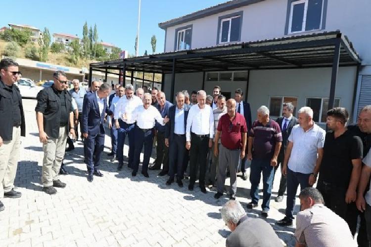 kayseri dinamiklerinden iki ilçeye doğal gaz kelamı