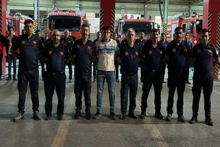 kayseri itfaiyesinden antalya yangınına takviye
