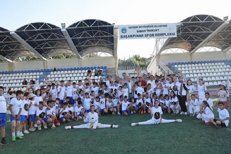 kayseri talasta başakpınar yaz okulları açıldı