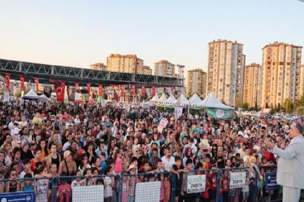 Kayseri Talas’ta çocukların şenlik coşkusu