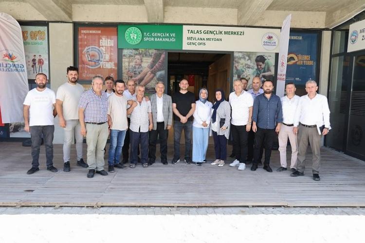 kayseri talasta esnaf buluşmaları sürüyor