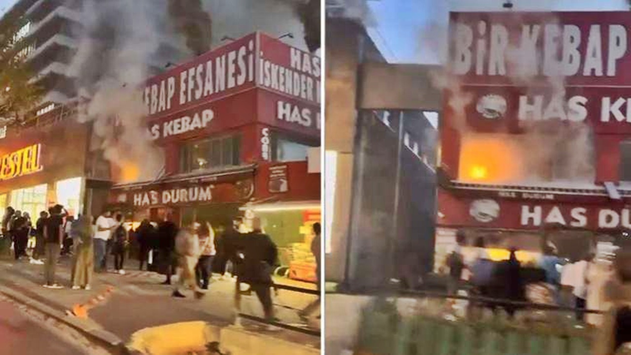 kebapçıda Çıkan yangın söndürüldü
