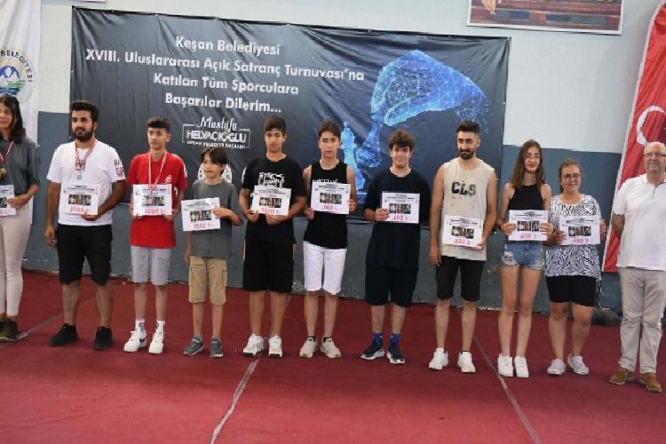 keşanda açık satrançta milletlerarası 18 buluşma sona erdi