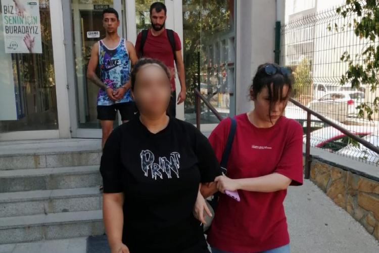 keşanda hırsızlık kabahatinden aranan bayan yakalandı