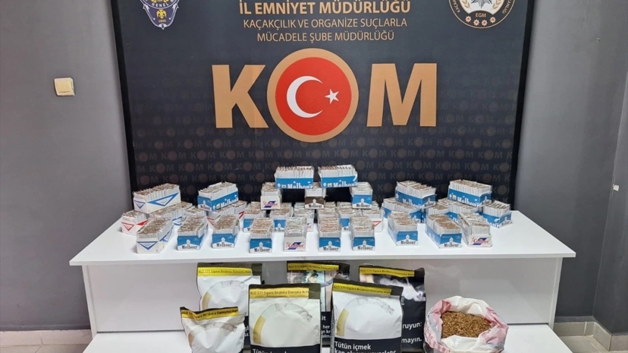kırklarelinde kaçak tütün operasyonu