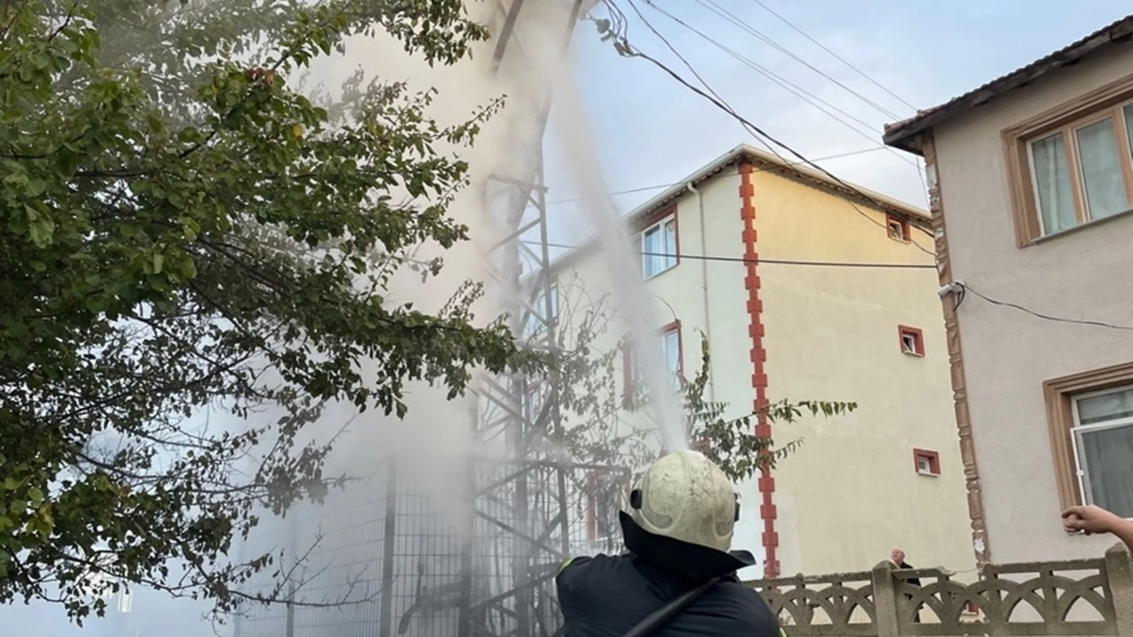 kırklarelinde trafoda yangın Çıktı