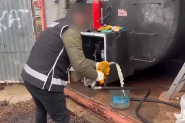Kocaeli’de 7 Ton Kaçak Akaryakıta El Konuldu