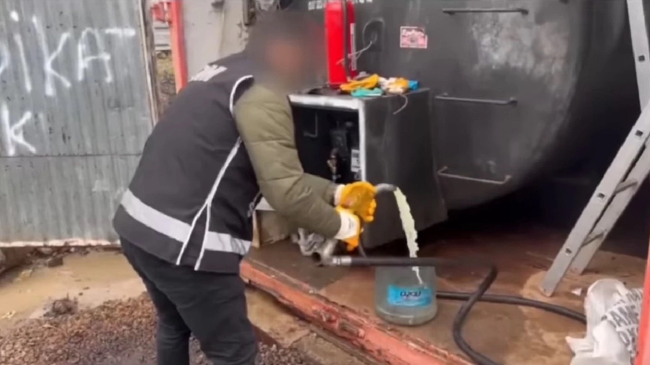 kocaelide 7 ton kaçak akaryakıta el konuldu