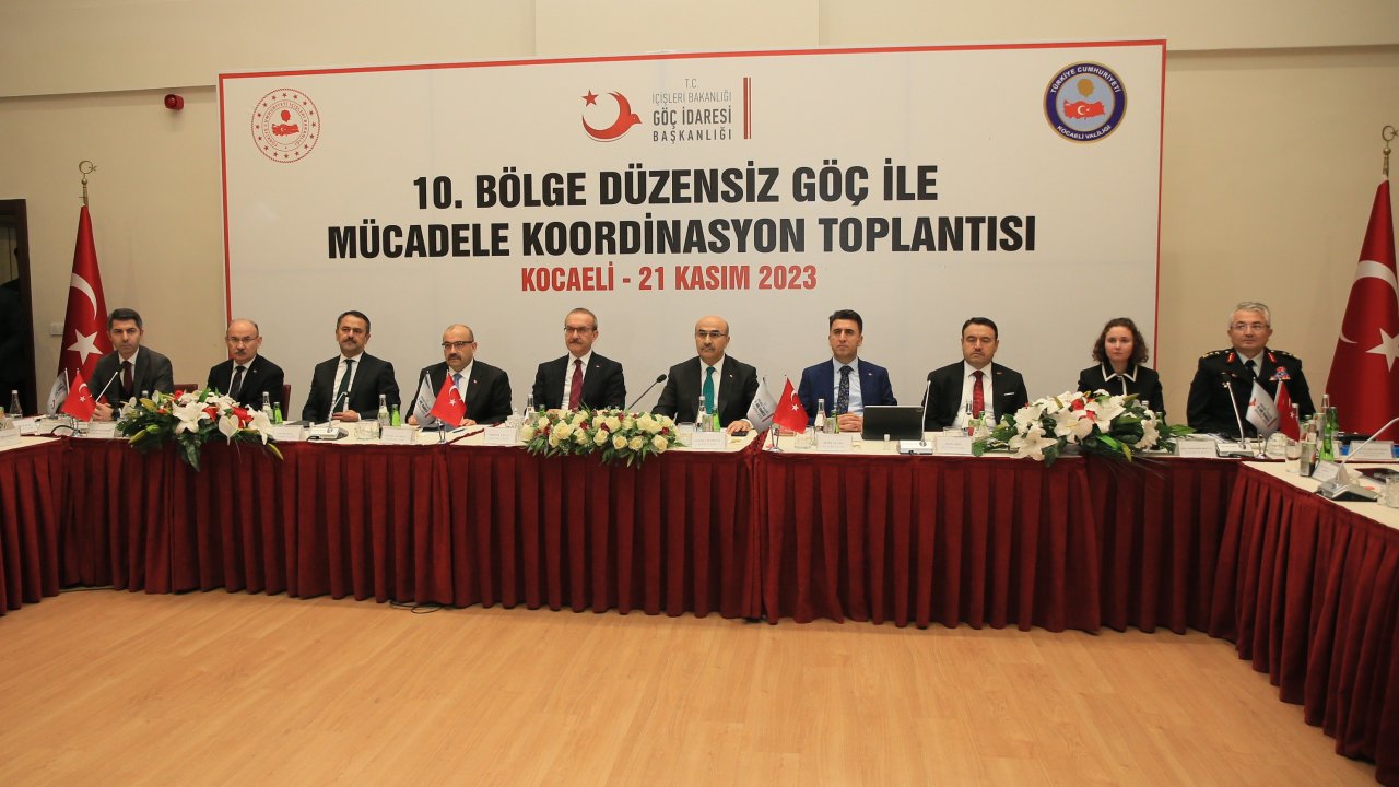 kocaelide düzensiz göçle mücadele konuşuldu