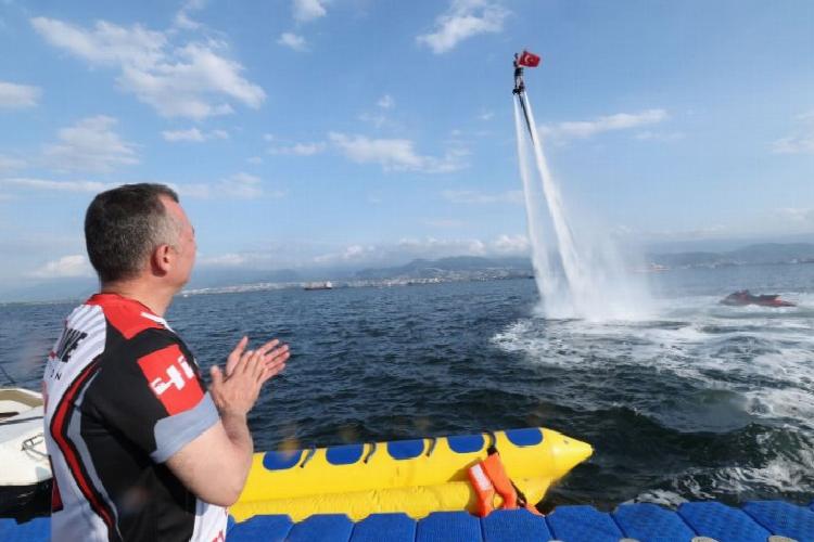 kocaelide su sporları festivali coşkuyla tamamlandı