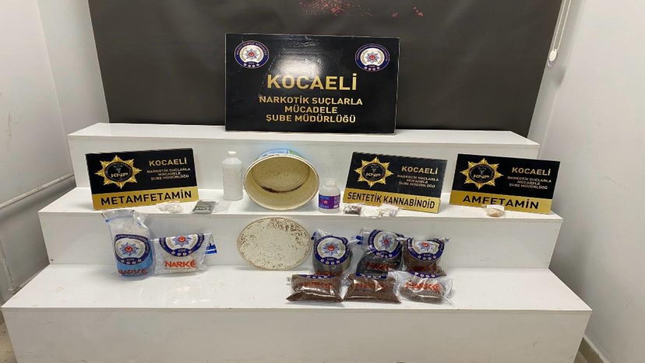 kocaelide uyuşturucu operasyonlarında 4 kişi tutuklandı