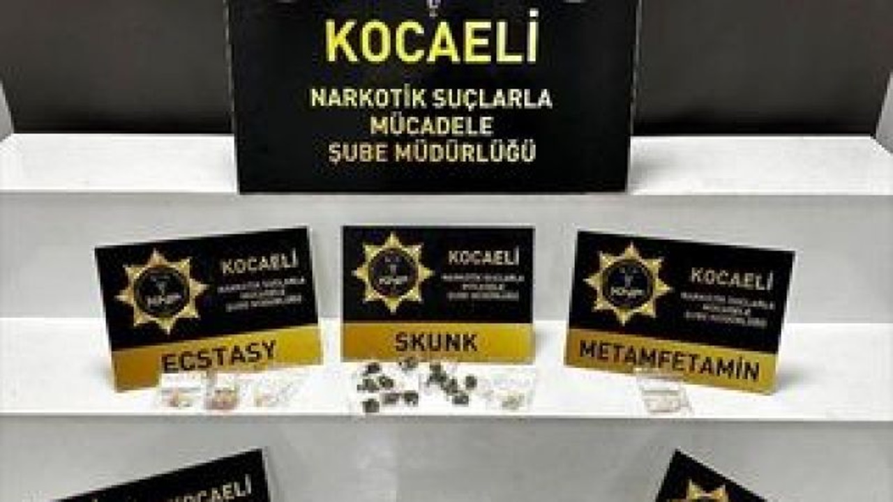 kocaelide uyuşturucu operasyonunda gözaltına alınan 3 Şüpheli tutuklandı