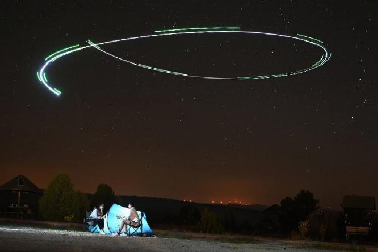 konyada meteor yağmuru için pozlama aktifliği