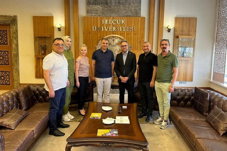 konyagİad2dan selçuk Üniversitesi rektörüne ziyaret