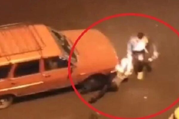Korkunç Anlar Kameraya Yansıdı: Kadını Önce Sürükledi, Sonra Dövdü