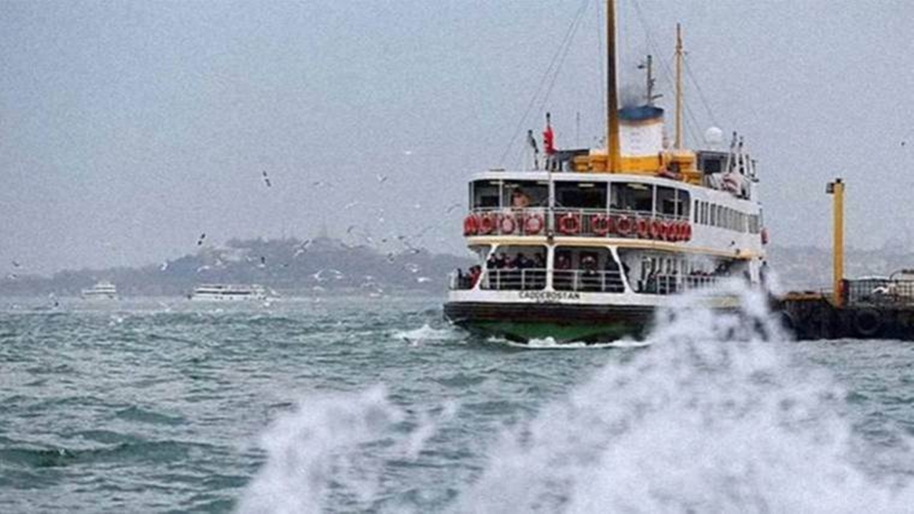 kötü hava Şartları vapur seferlerini İptal etti