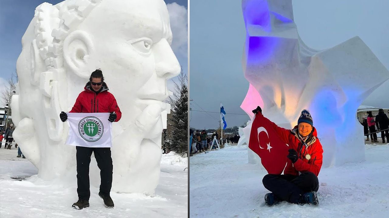 KOÜ Ve Mimar Sinan Üniversitesi Akademisyenleri ABD Kar Heykel Şampiyonasında Türkiye’yi Temsil Edecek