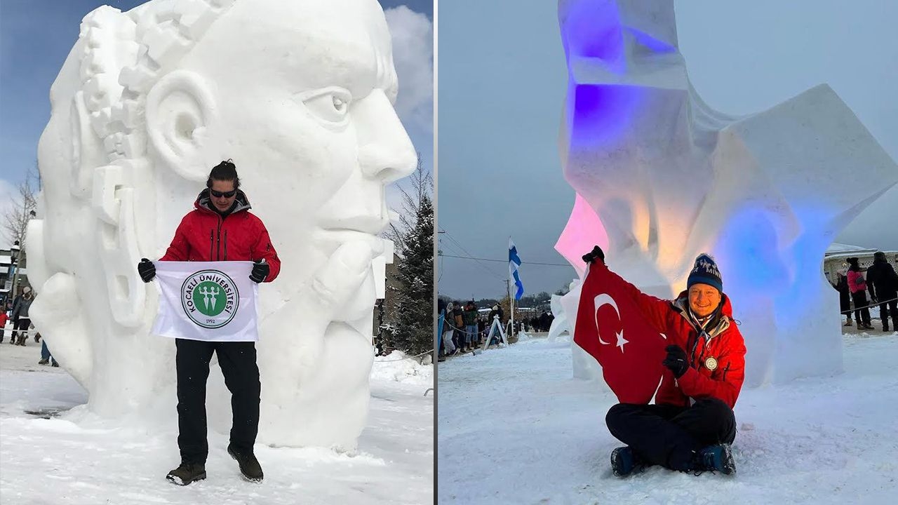 koÜ ve mimar sinan Üniversitesi akademisyenleri abd kar heykel Şampiyonasında türkiyeyi temsil edecek