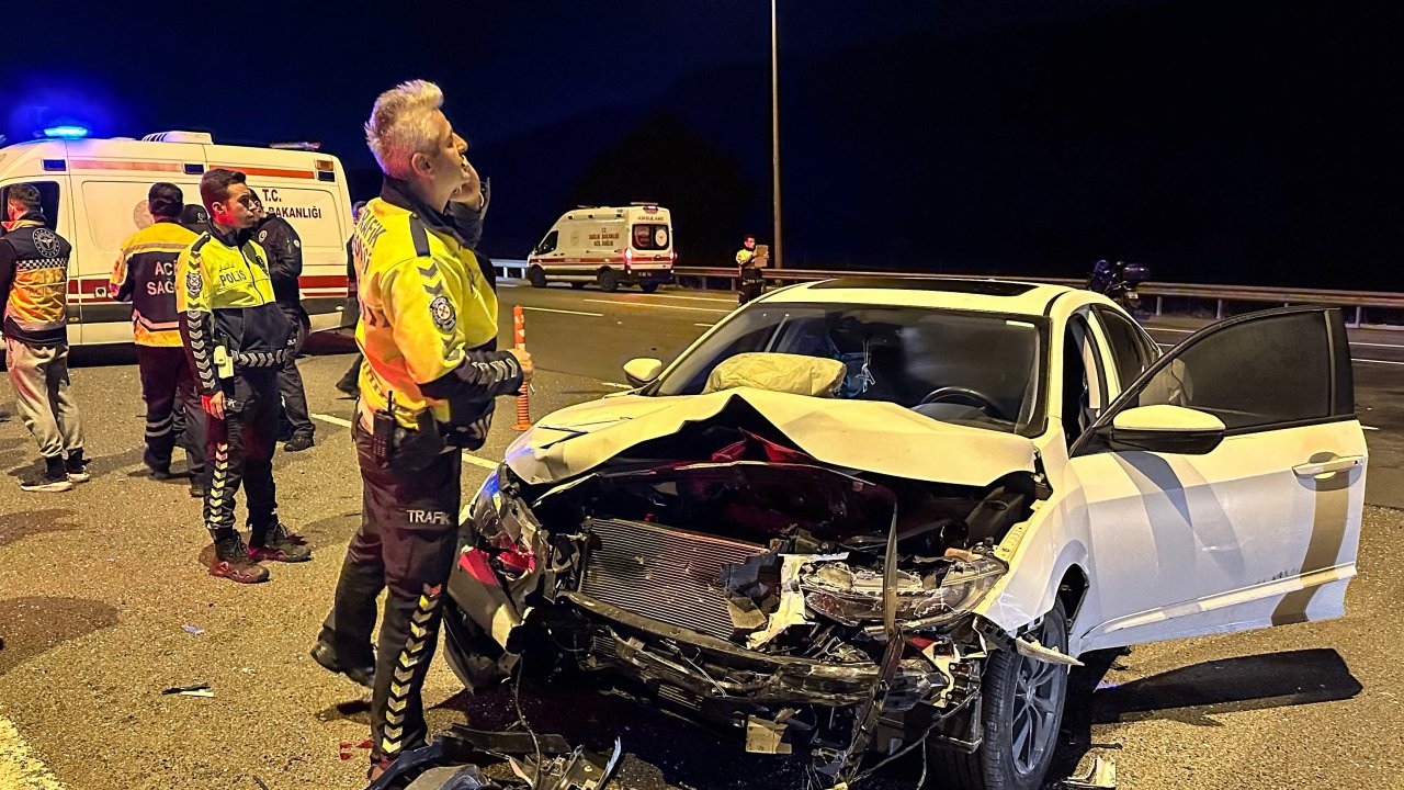 kuzey marmara otoyolunda zincirleme kaza