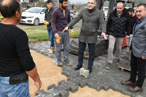 Lapseki’de Köylerin Altyapıları Güçlendiriliyor