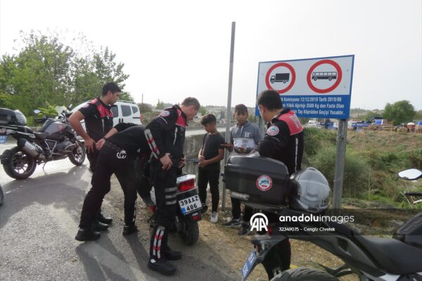 Lüleburgaz’da Motosiklet Denetimi
